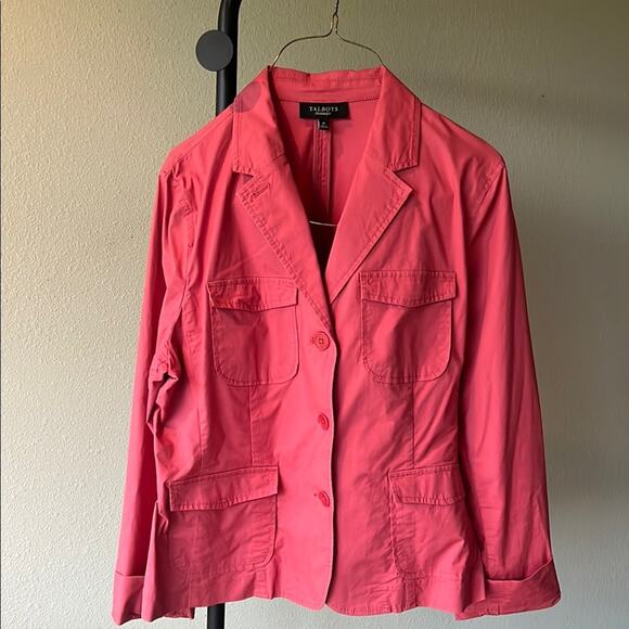 NWOT Talbots Women's Coral Jacket - size 18 - Picture 1 of 9